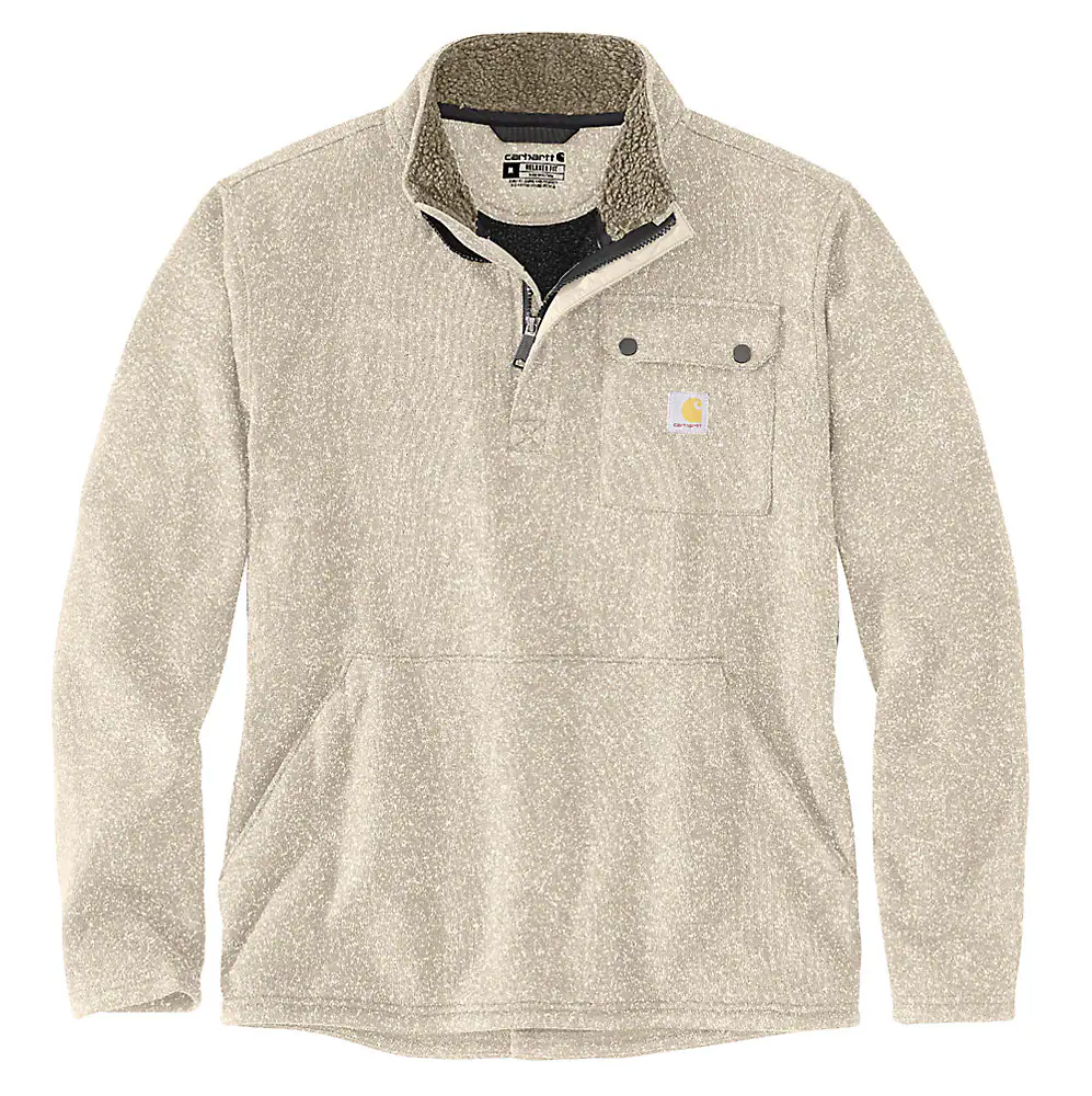 Fleece sweater half zip online