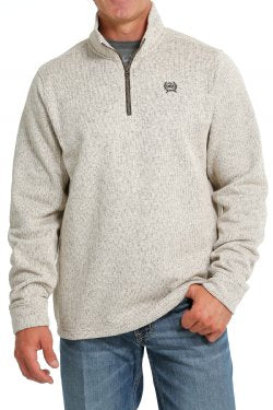 Cinch Men's Quarter Zip Sweater Knit Jacket