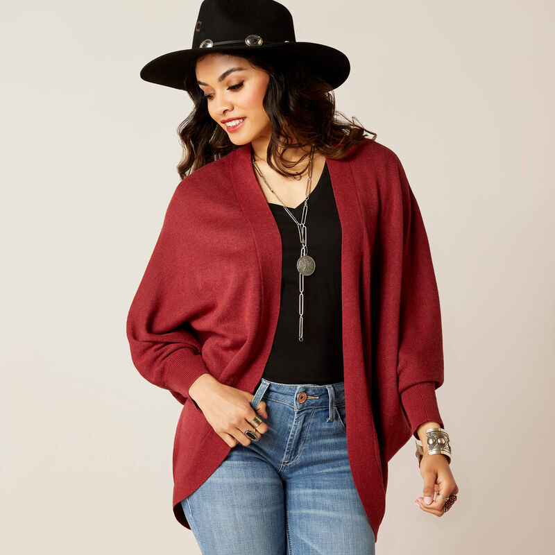 Womens burgundy cardigan clearance sweater