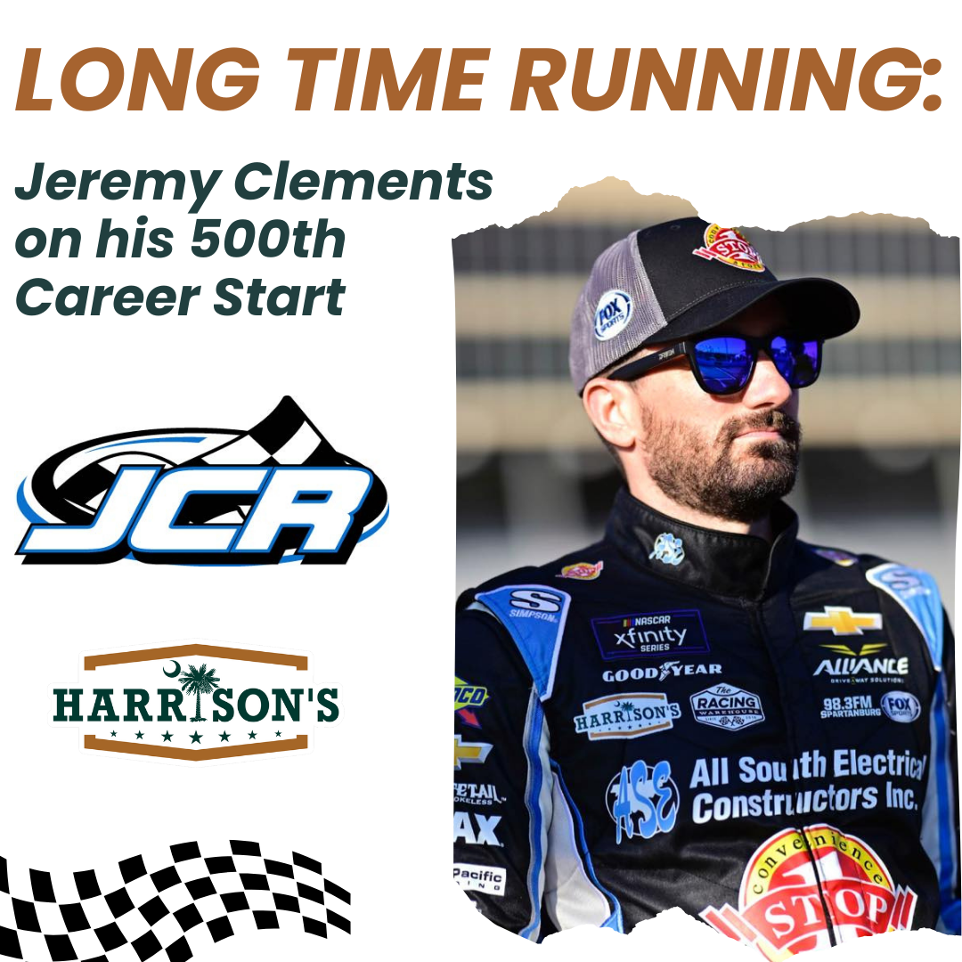 Long Time Running: Jeremy Clements on his 500th Career Start