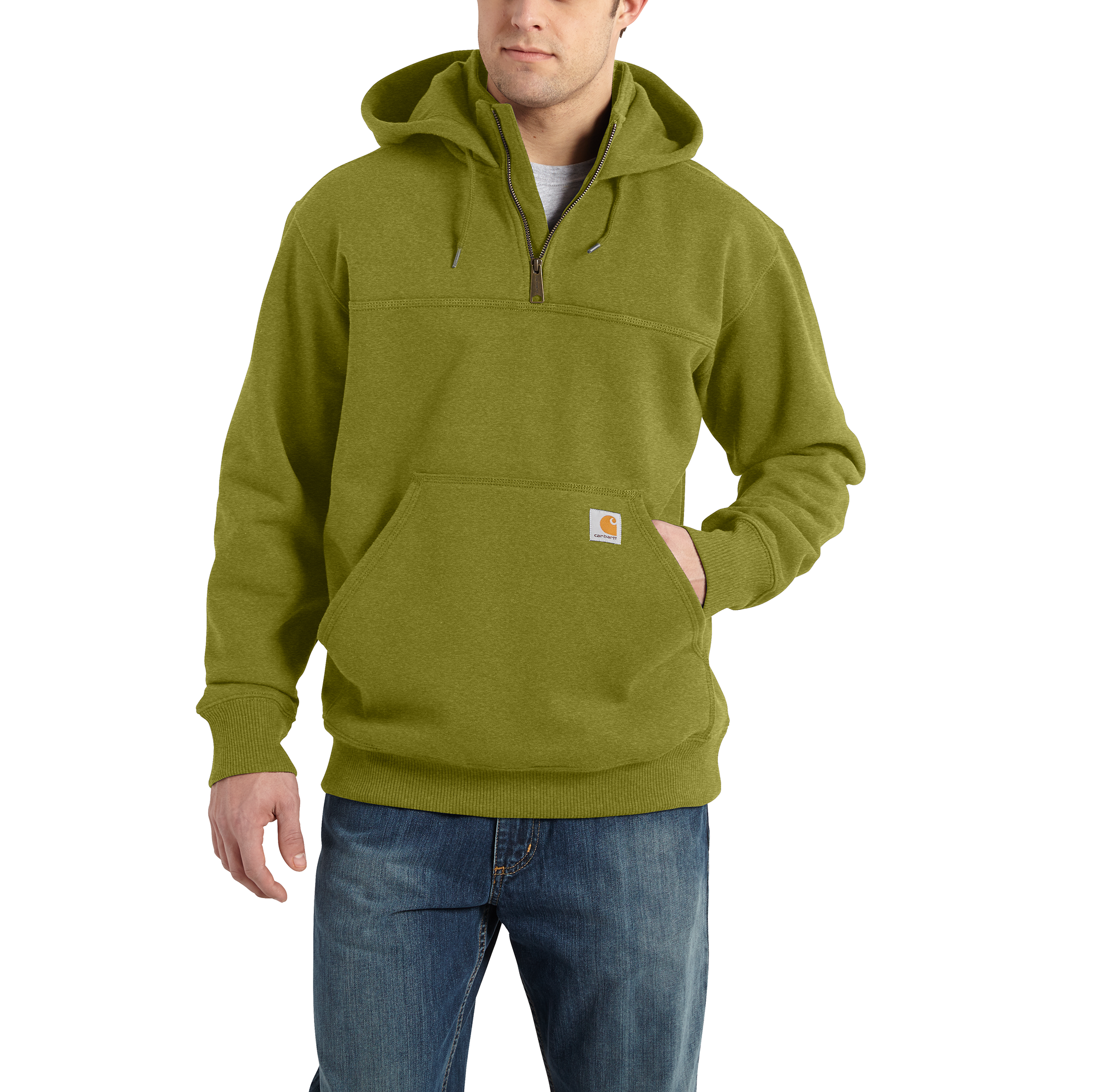 Carhartt Men s Rain Defender Loose Fit Heavyweight Quarter Zip Hoodie