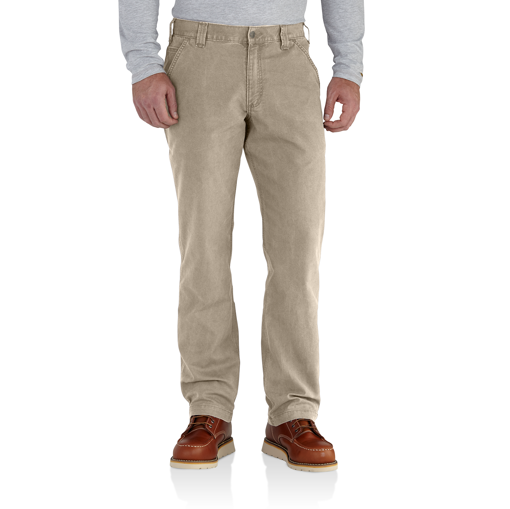 Carhartt Men's Rugged Flex® Relaxed Fit Canvas Work Pant - Tan