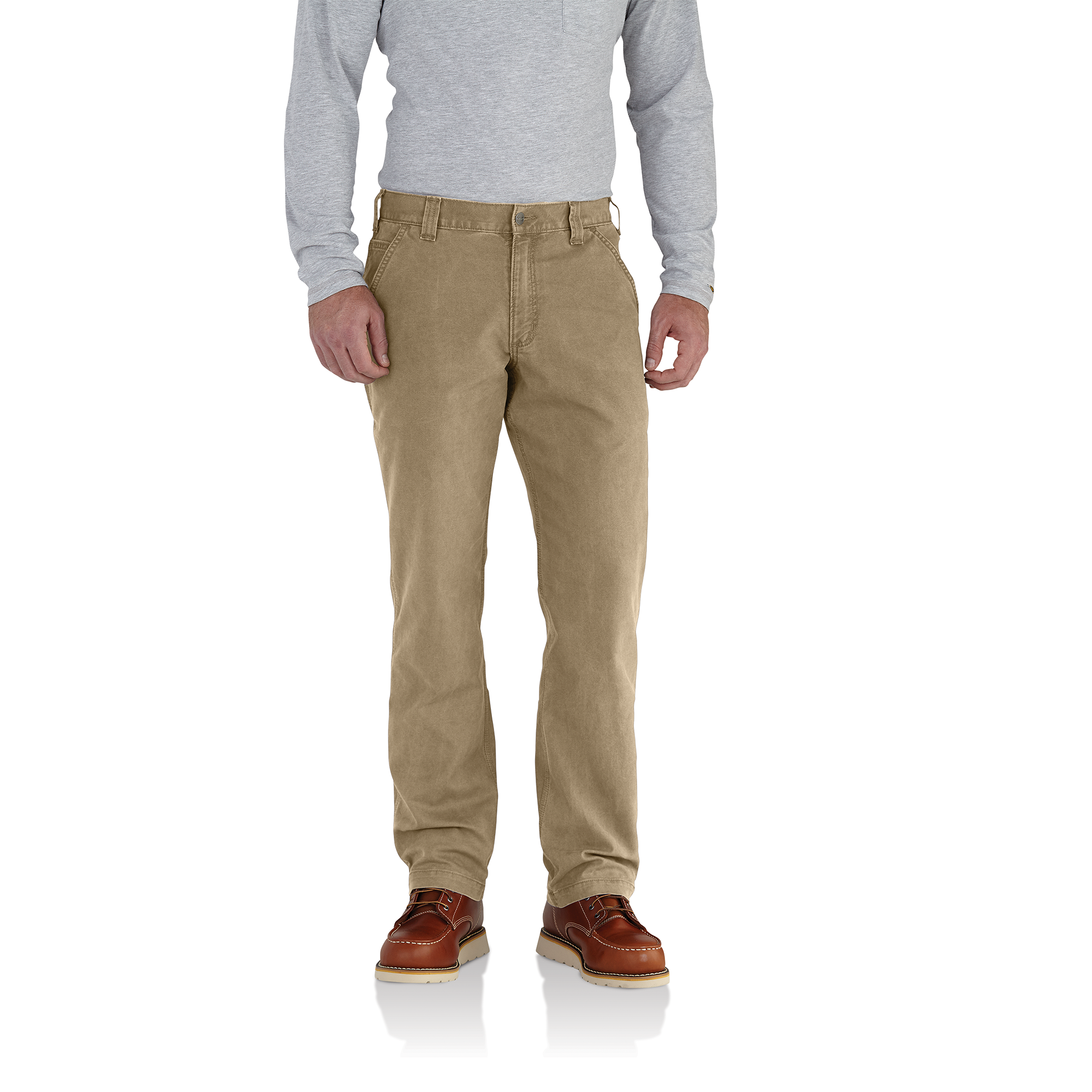 Carhartt Men's Rugged Flex® Relaxed Fit Canvas Work Pant - Dark Khaki