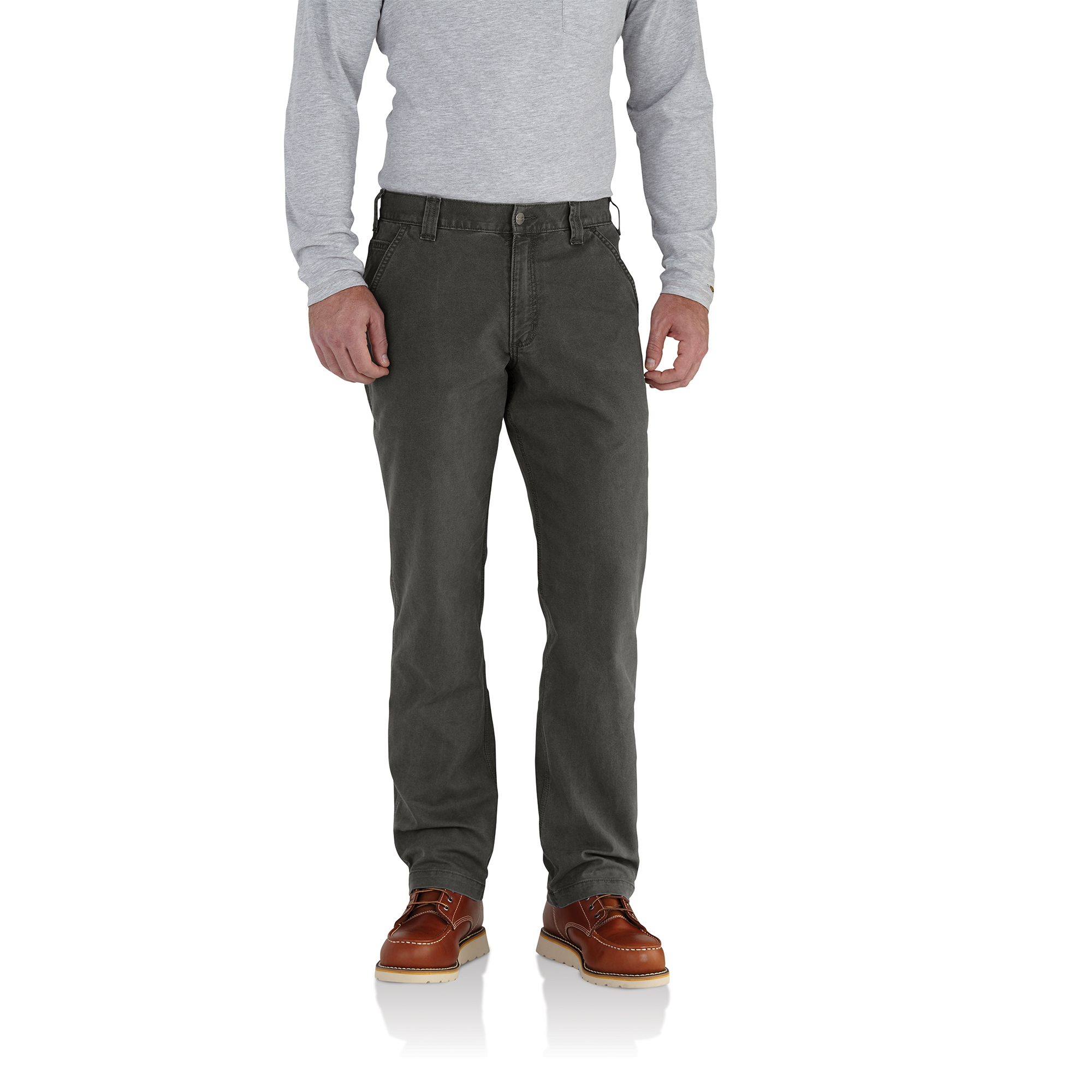 Carhartt Men's Rugged Flex® Relaxed Fit Canvas Work Pant - Peat