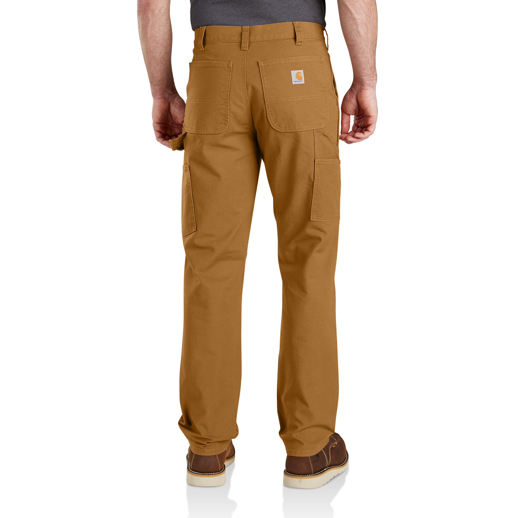 Carhartt Men's Rugged Flex® Relaxed Fit Duck Utility Work Pant - Carhartt Brown