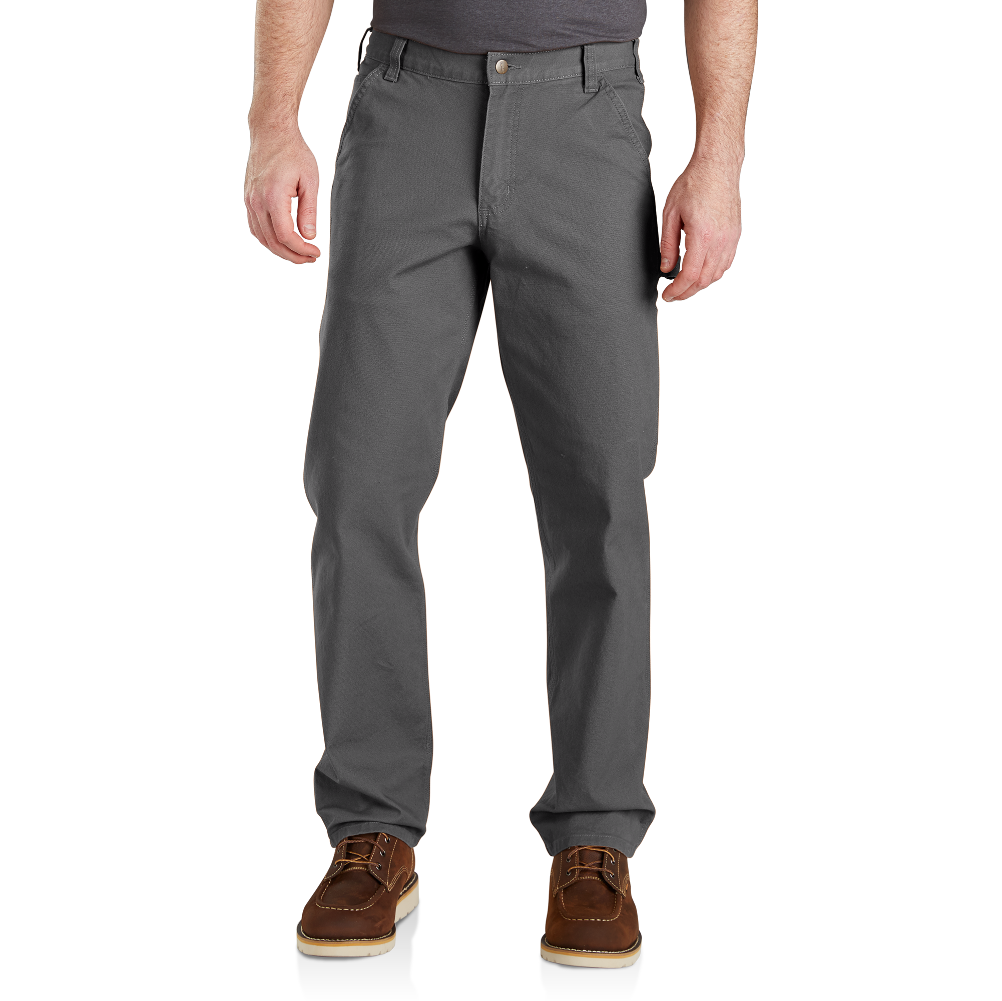 Carhartt Men's Rugged Flex® Relaxed Fit Duck Utility Work Pant -Gravel