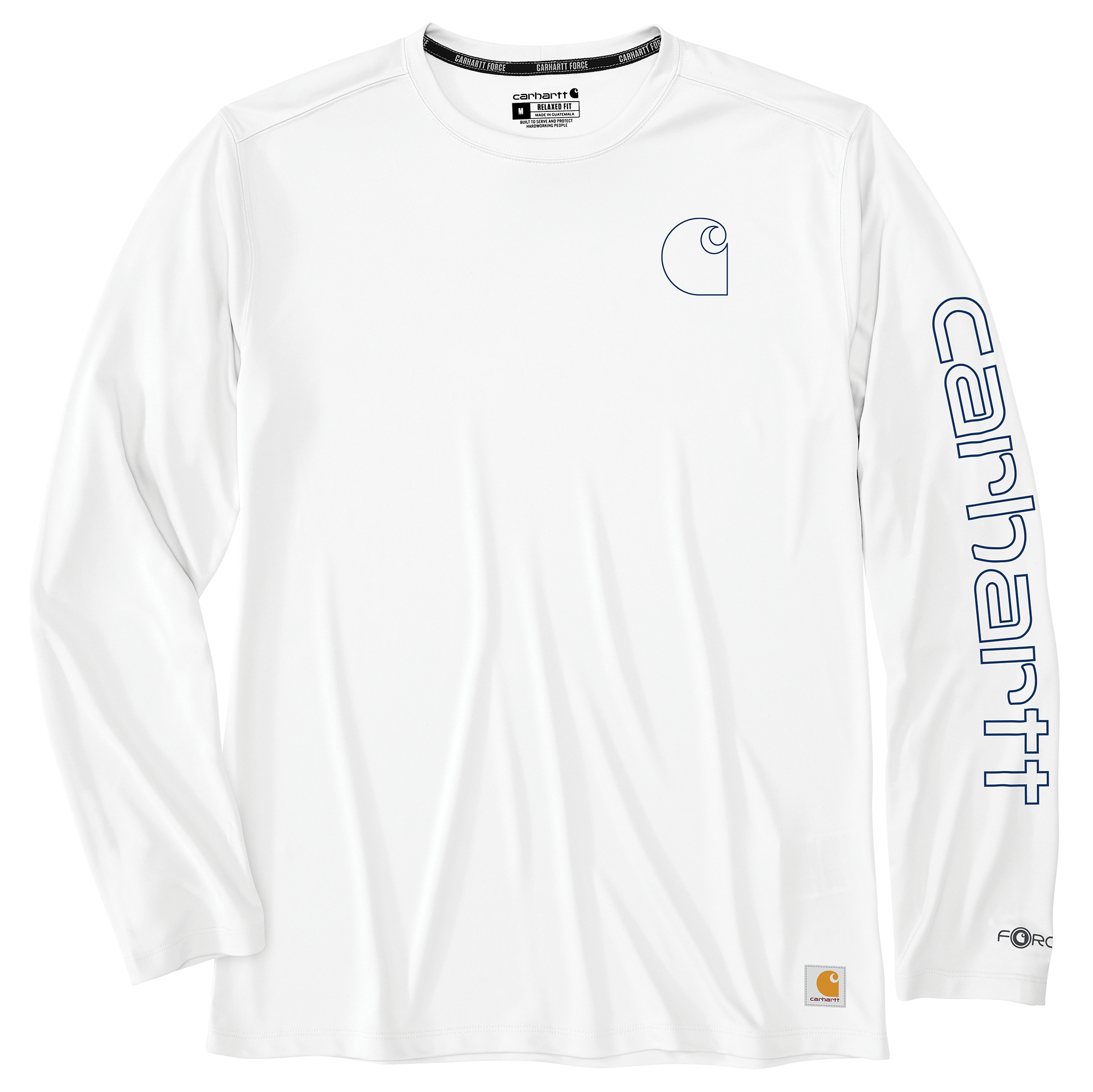 Carhartt Men's Force Sun Defender Lightweight Long-Sleeve Logo Graphic T-Shirt