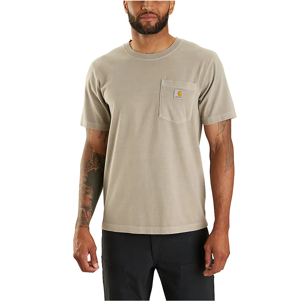 Carhartt Men's Re-Engineere Relaxed Fit Lightweight Short-Sleeve Garment Dyed Pocket T-Shirt