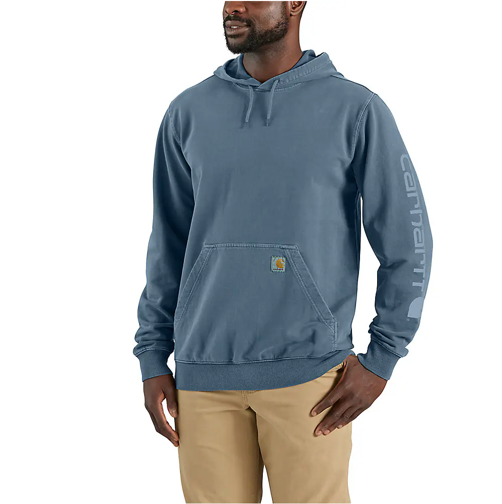 Carhartt Men's Re-Engineered Relaxed Fit Midweight Garment Dyed French Terry Graphic Sweatshirt