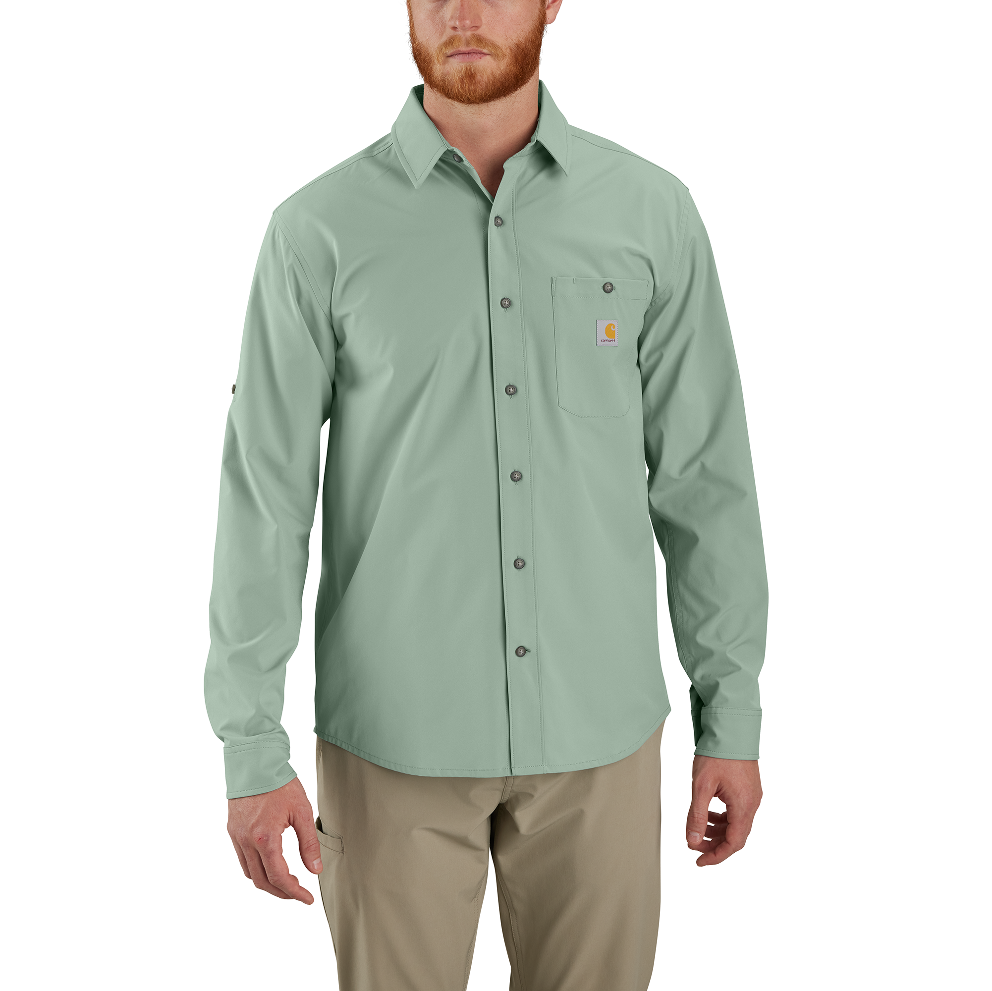 Carhartt Men's Force Sun Defender Relaxed Fit Lightweight Long-Sleeve Shirt