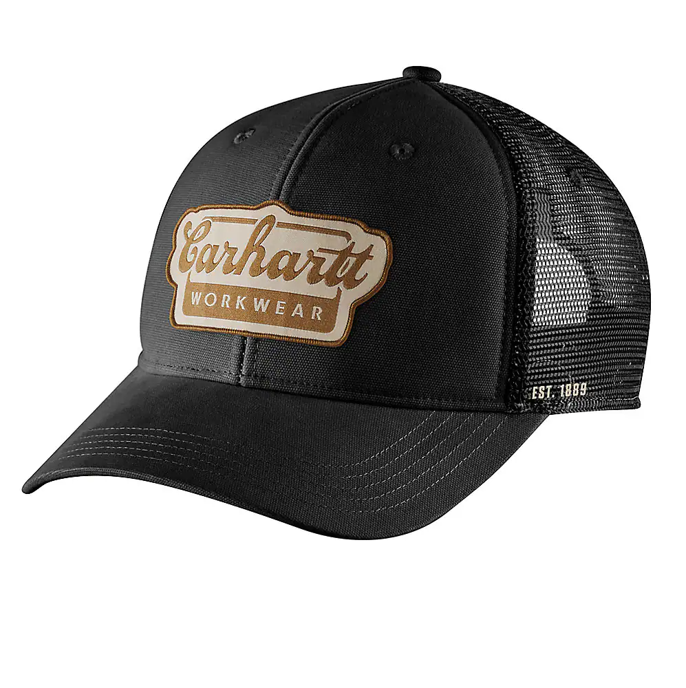 Carhartt Rugged Flex Twill Mesh-Back Script Patch Cap