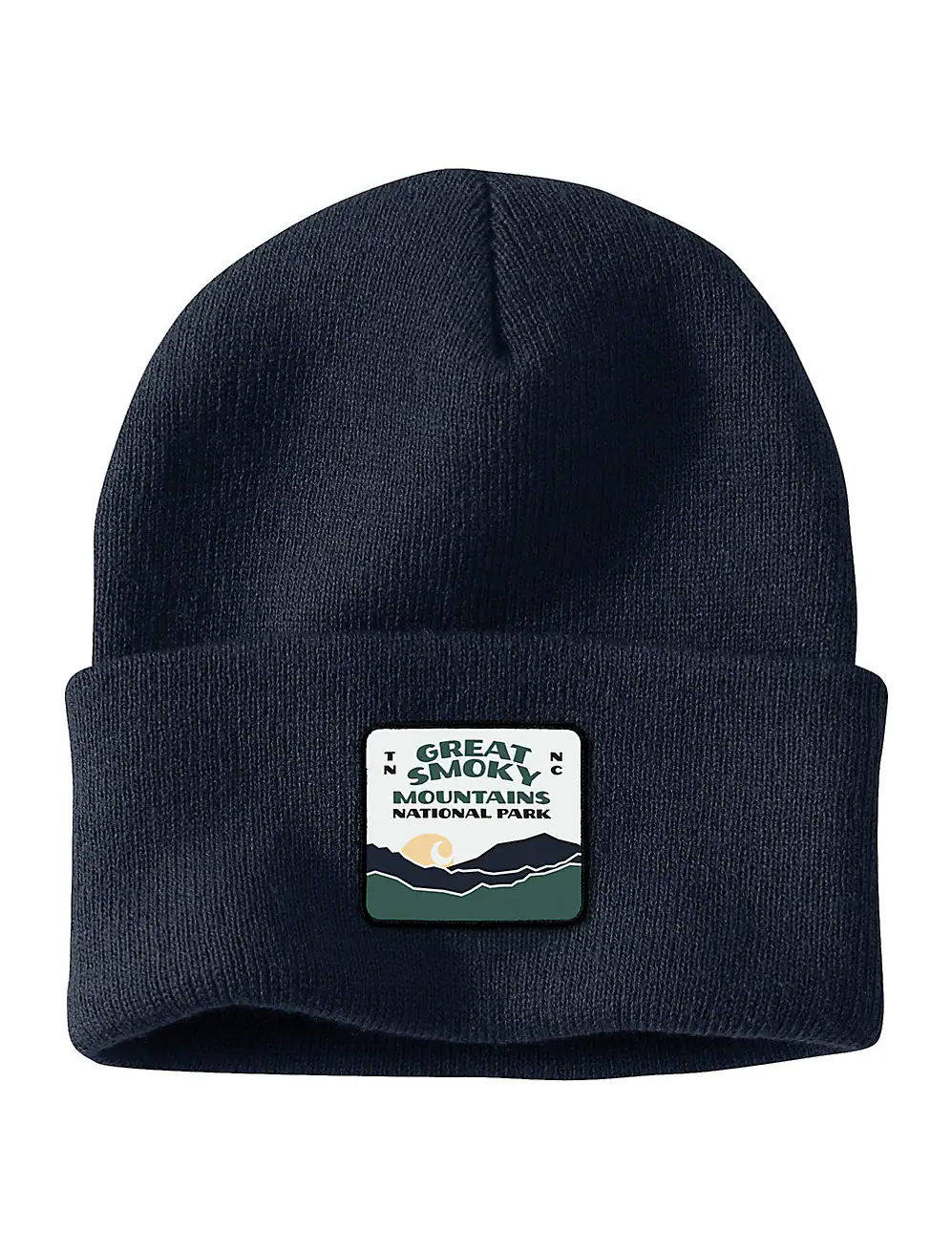 Carhartt Knit Cuffed Smoky Mountain National Park Patch Beanie