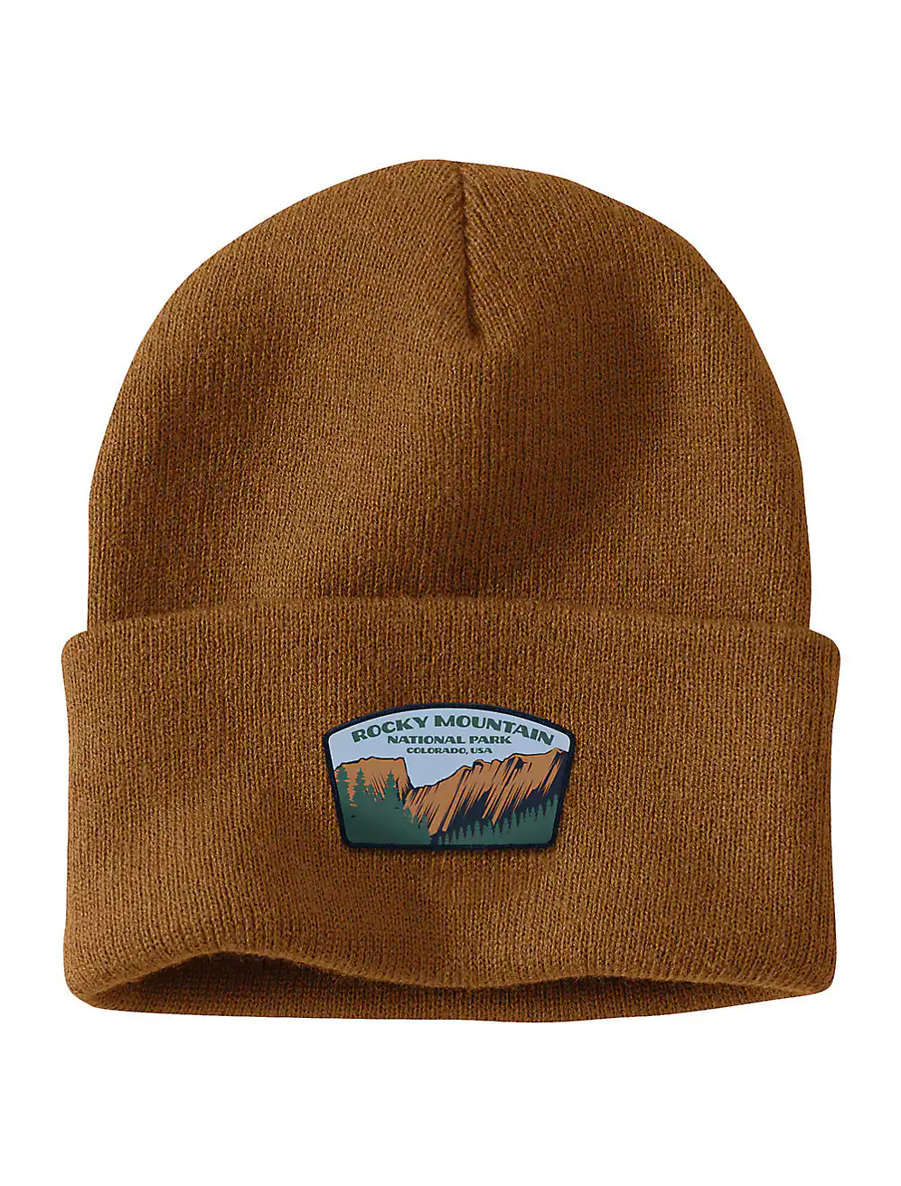 Carhartt Knit Cuffed Rocky Mountain National Park Patch Beanie