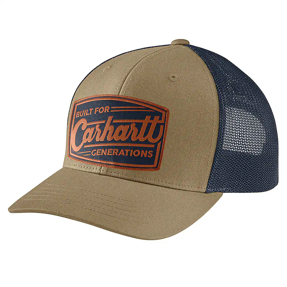 Carhartt Canvas Mesh-Back Built Patch Cap