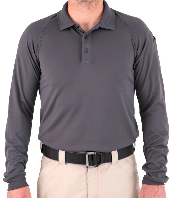 First Tactical Men's Performance Long Sleeve Polo