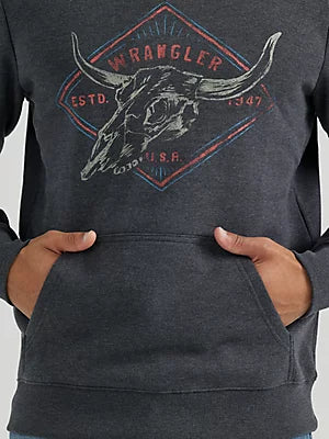 Wrangler Men's Steerhead Pullover Hoodie