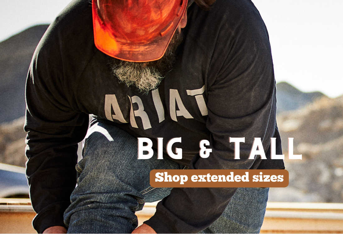 Big and tall outlet western wear near me