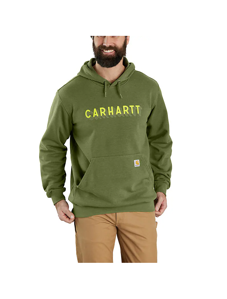 Carhartt Rain Defender Loose-Fit Heavyweight Full-Zip Long-Sleeve  Sweatshirt for Men