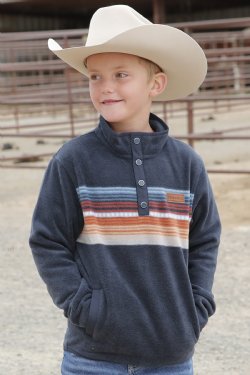 Cinch Boy's Match Dad Fleece Pullover