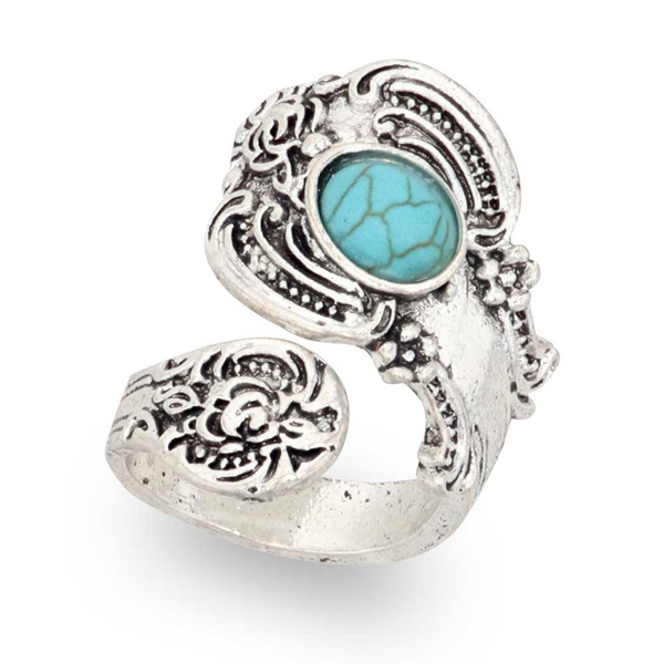 Montana Silversmiths Treasured Turquoise Attitude Ring