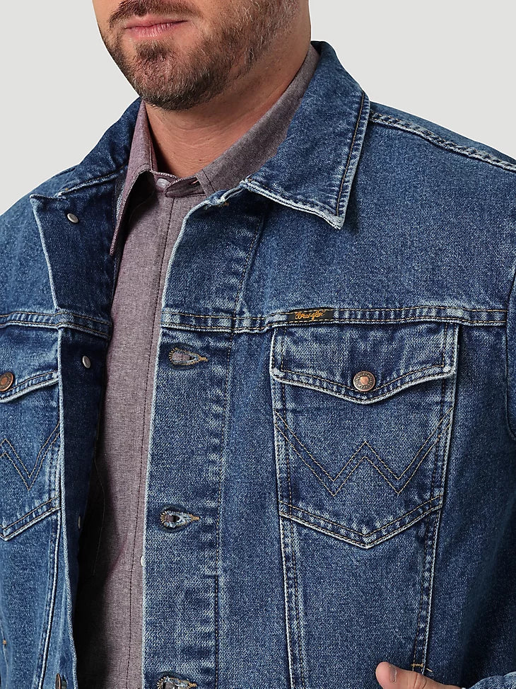 Wrangler Men's Cowboy Cut Unlined Denim Jacket