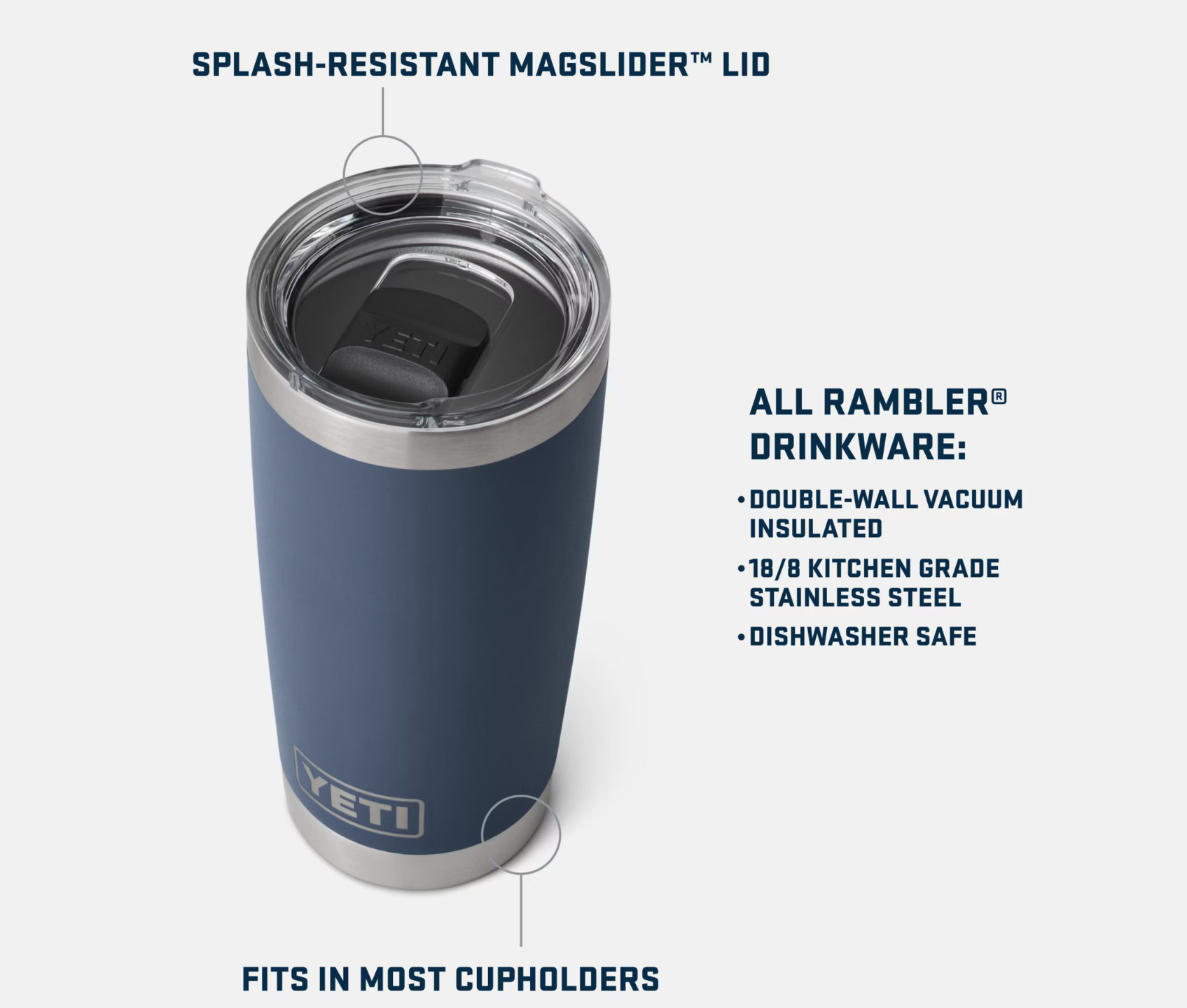 Yeti Rambler 20oz Tumbler