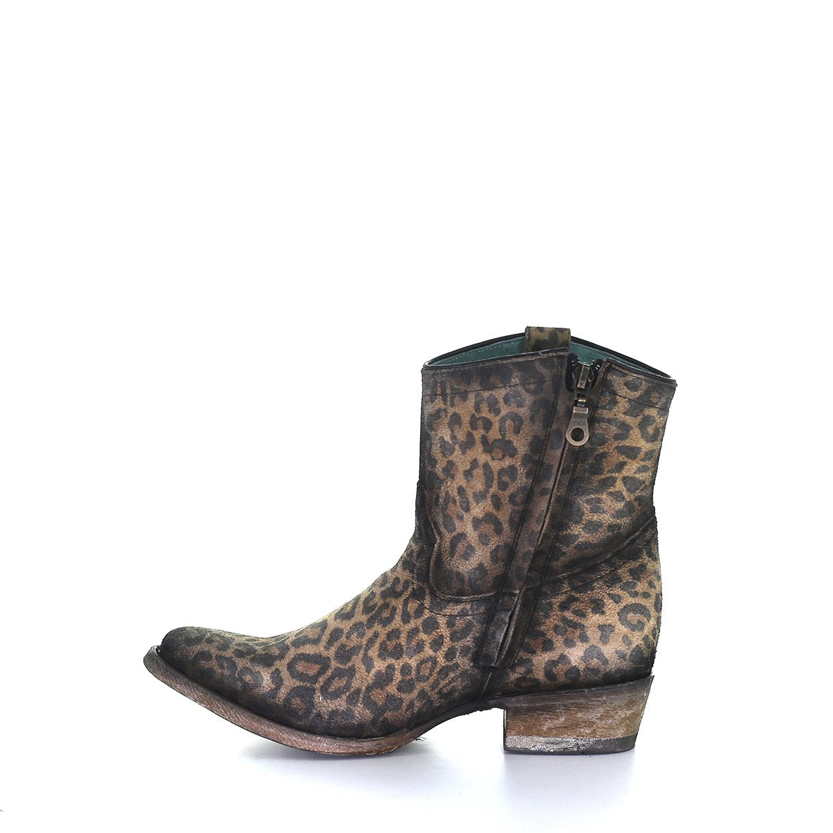 Women's leopard ankle outlet boots