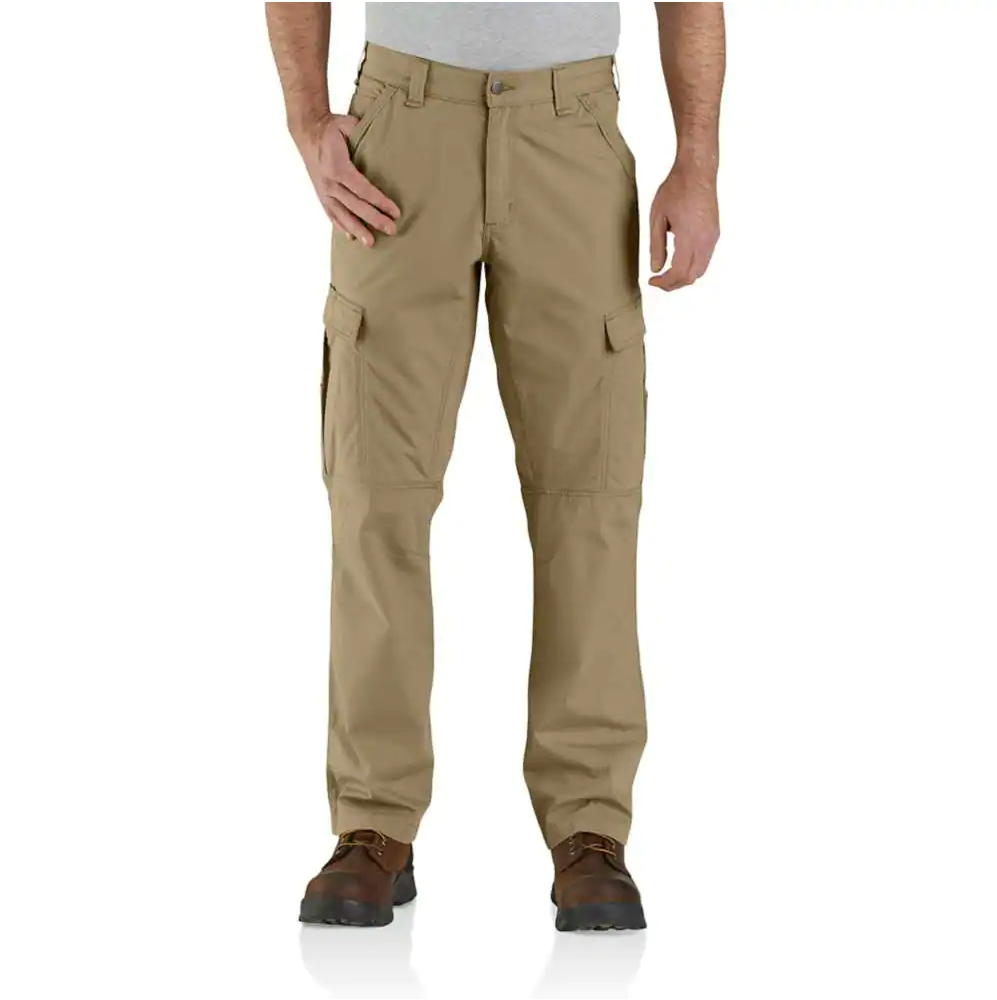Carhartt Men's Relaxed Fit Carhartt Brown Canvas Work Pants (38 X 34) in  the Pants department at